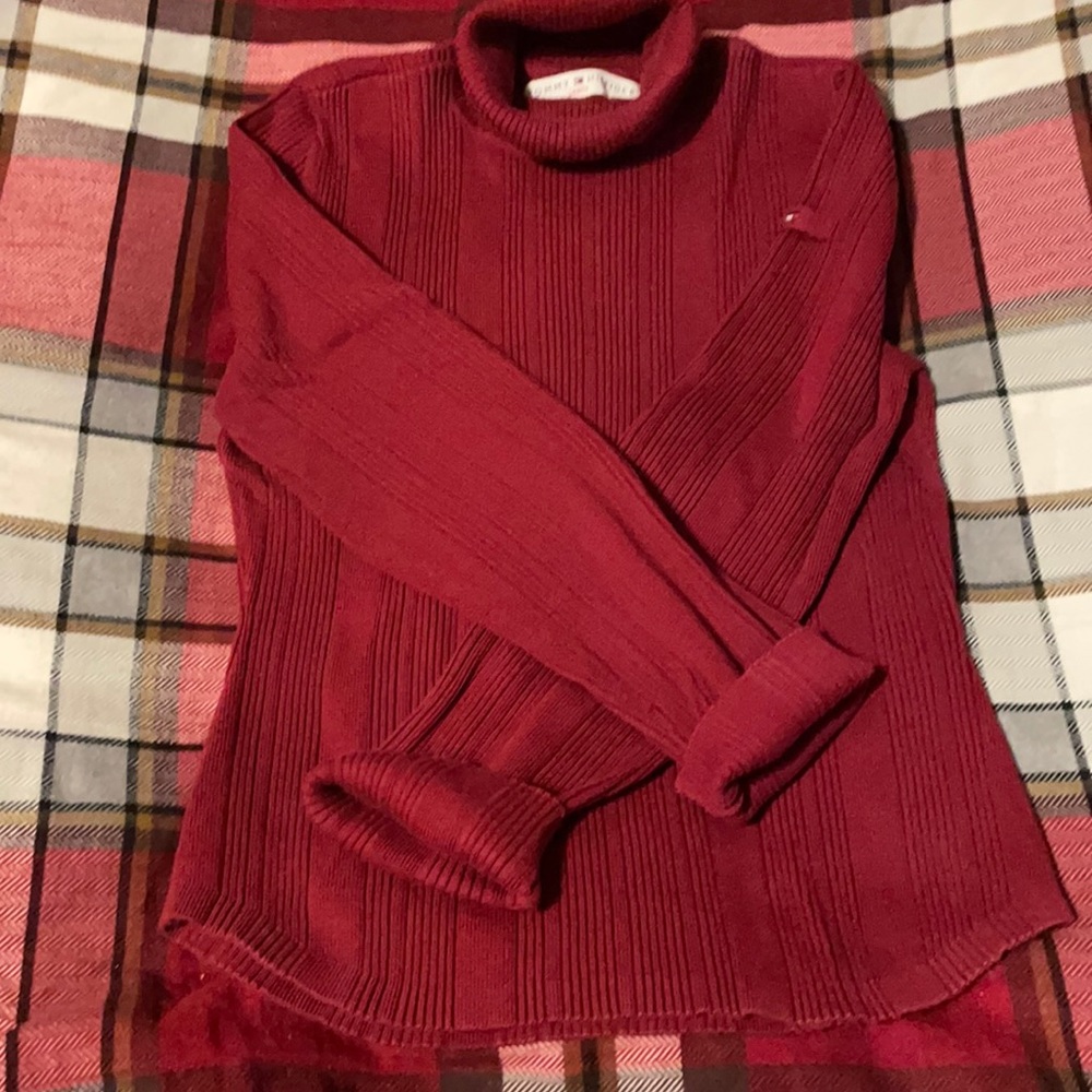 Beautiful Knit Top, Wine Color